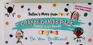 PREORDER NEW TOP-QUALITY More than Peach® Crayons -Multicultural 'Skin-tone' & Rainbow (Traditional) Crayons -SUPPLY LIST BUNDLE -Enhanced Quality